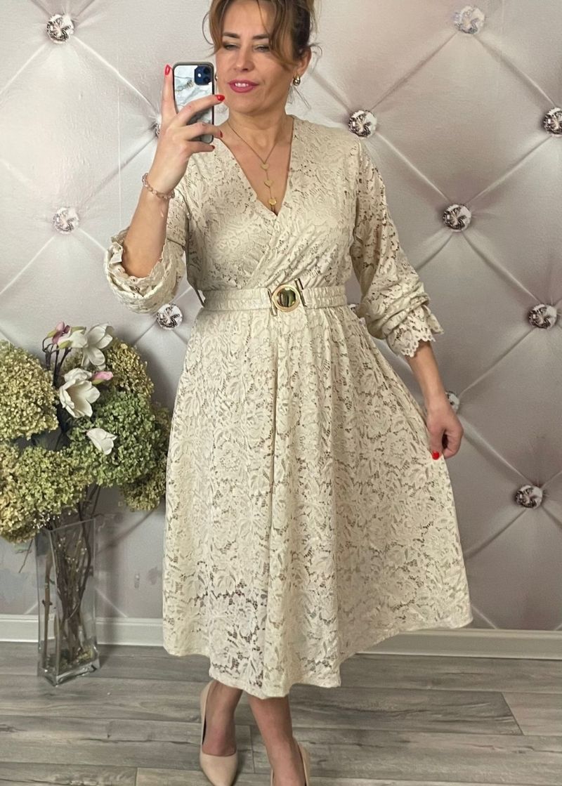 SUKIENKA KORONKOWA MIDI WIĘKSZY STANDARD